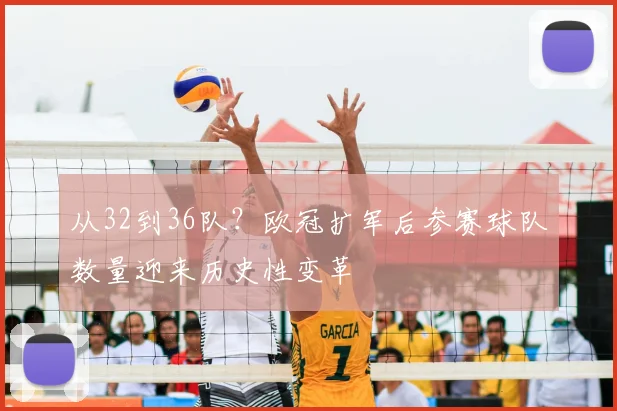 从32到36队？欧冠扩军后参赛球队数量迎来历史性变革